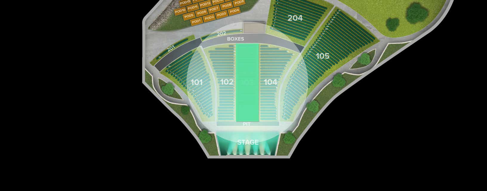 Seat view from Lower