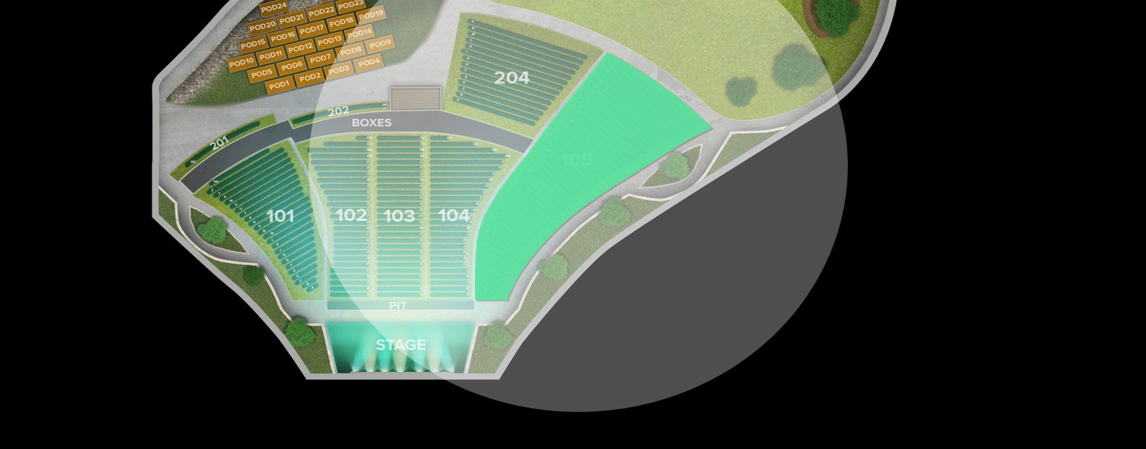 Seat view from Lower