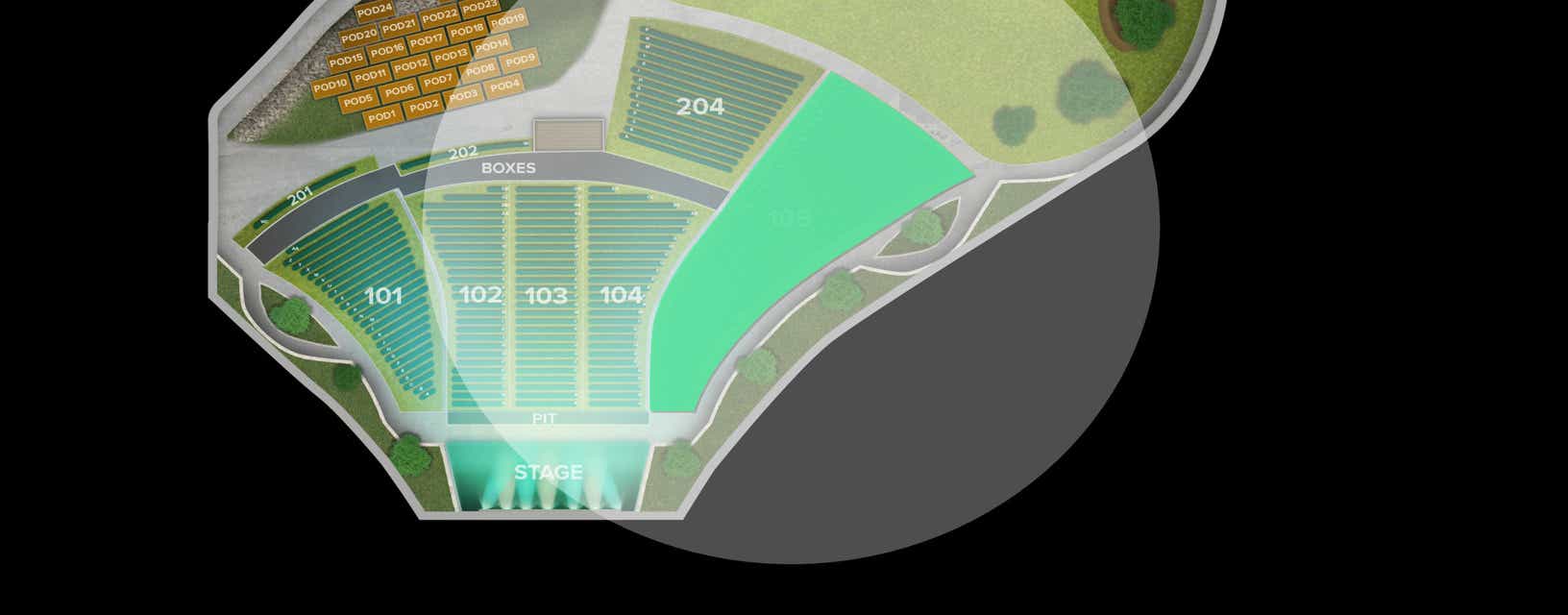 Seat view from Lower