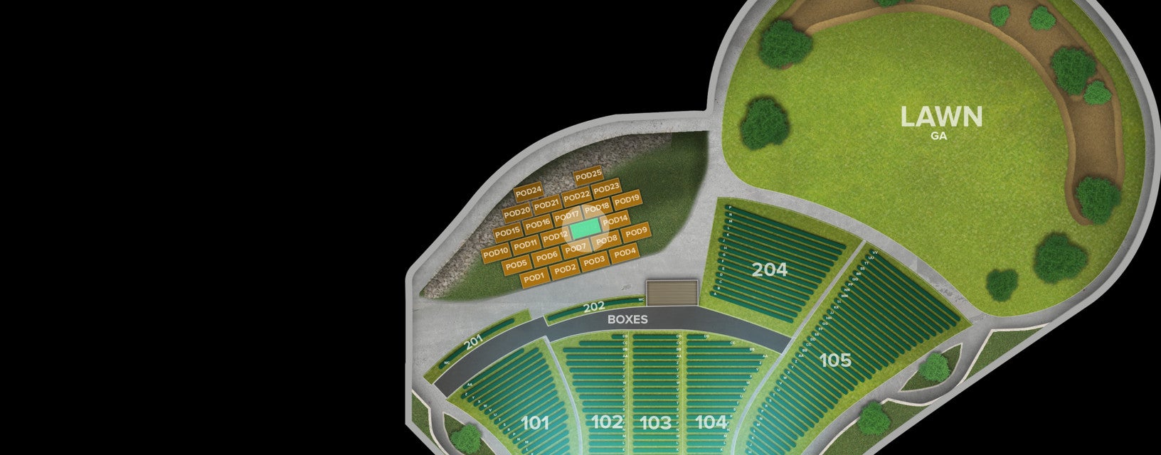 Seat view from Pod