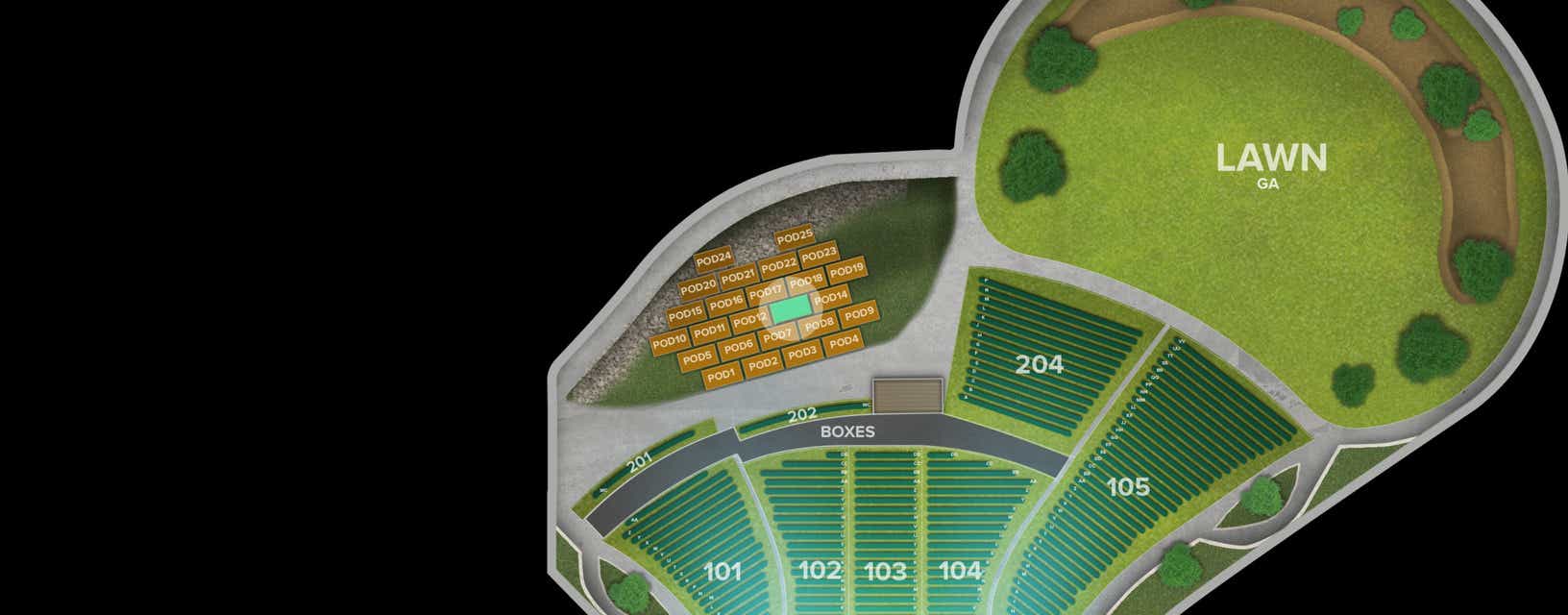 Seat view from Pod