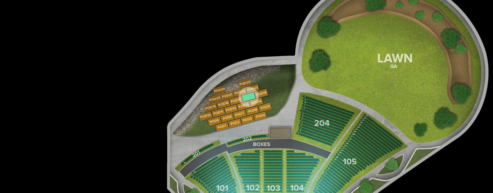 Seat view from Pod