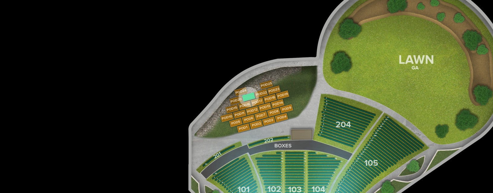 Seat view from Pod
