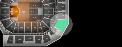 Seat view from Upper
