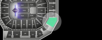 Seat view from Upper