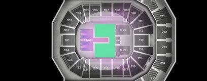 Seat view from PIT General Admission
