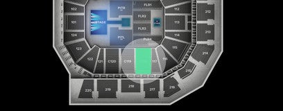 Seat view from Club