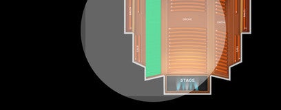 Seat view from Orchestra