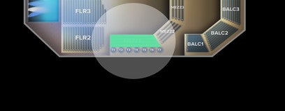 Seat view from Mezzanine