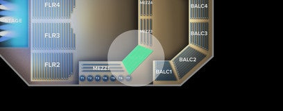 Seat view from Mezzanine