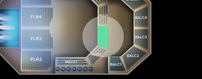 Seat view from Mezzanine