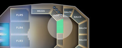 Seat view from Mezzanine