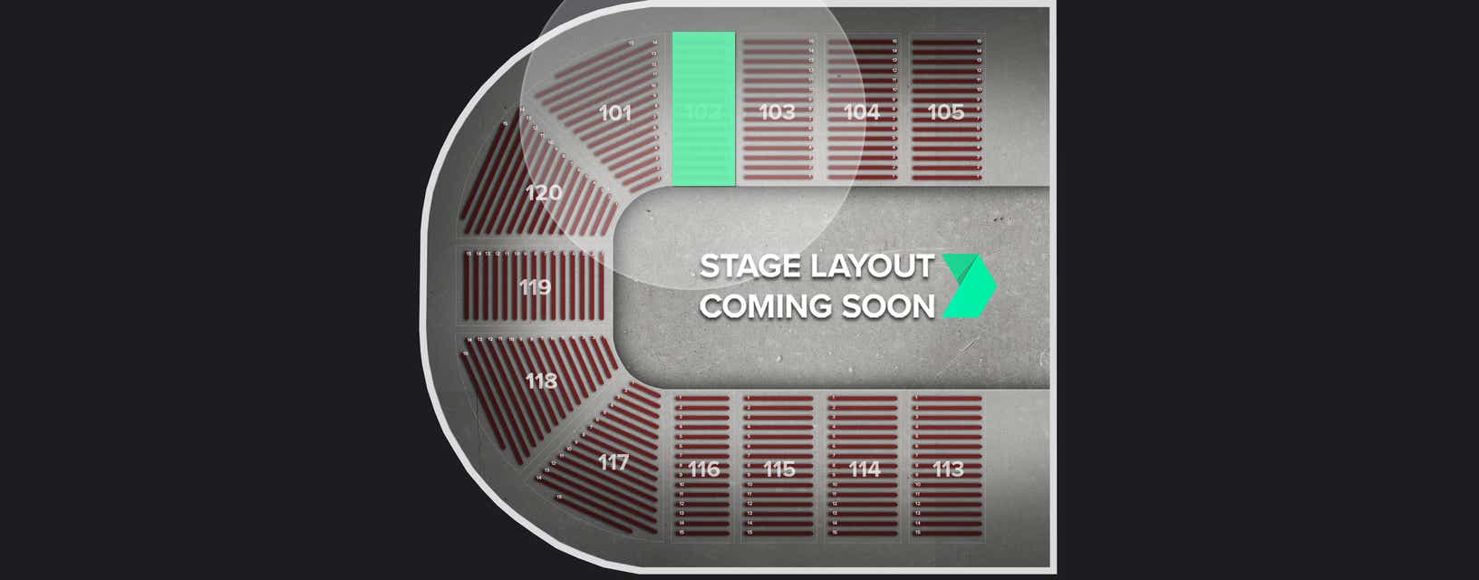 Seat view from