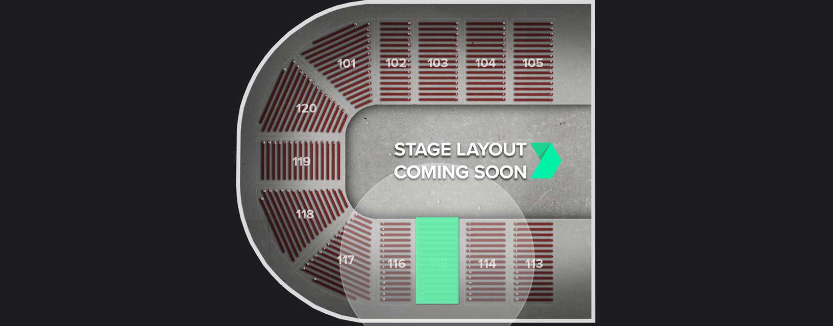 Seat view from