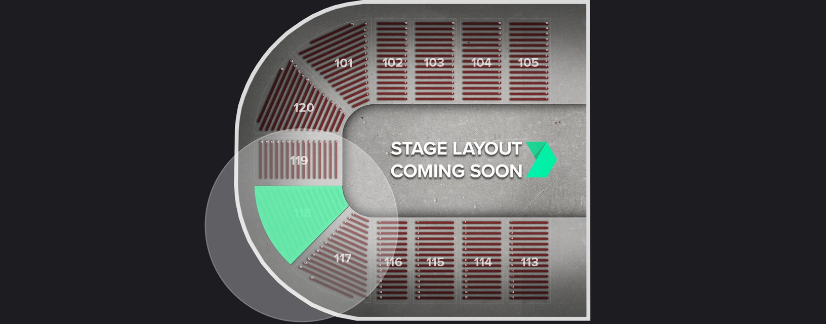 Seat view from 