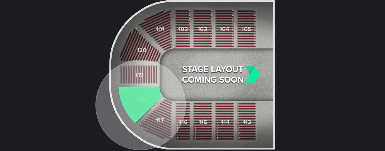 Seat view from