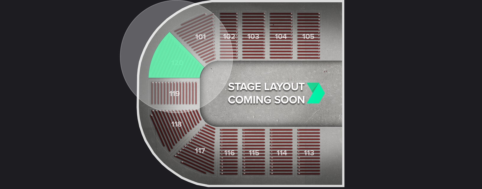 Seat view from 