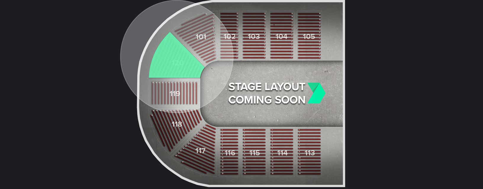 Seat view from