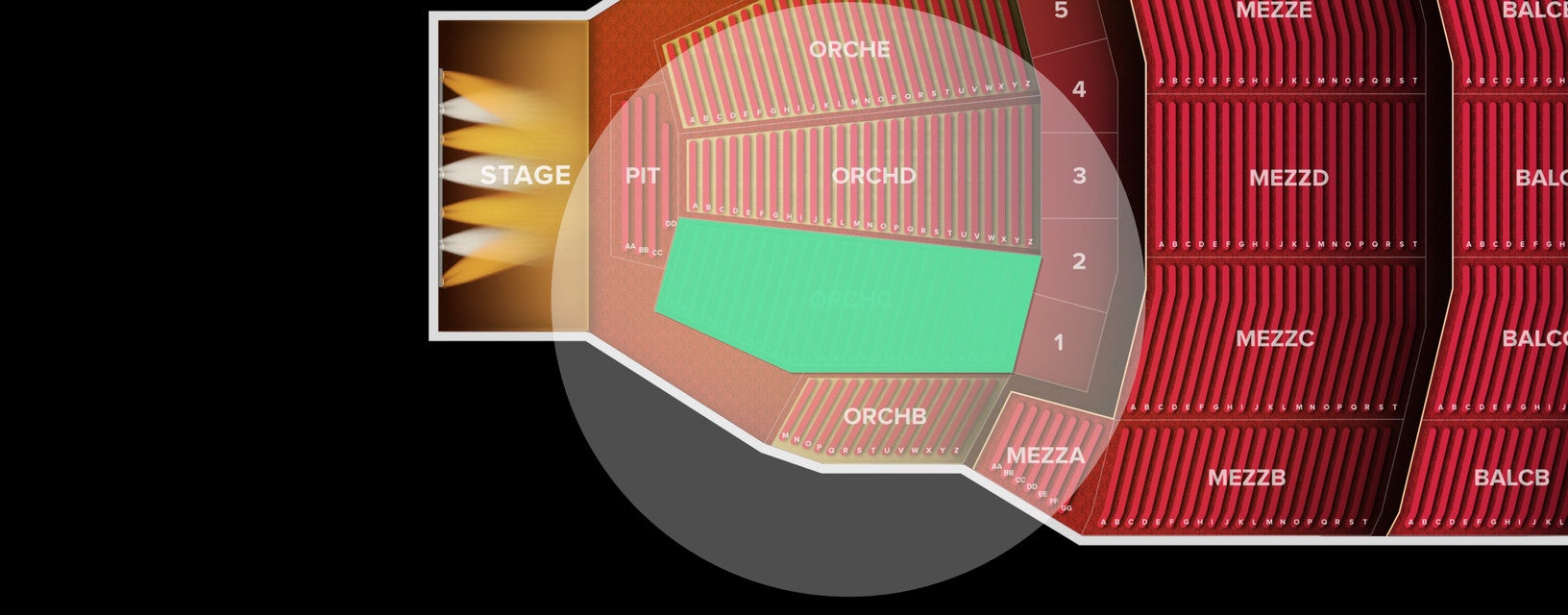 Seat view from Orchestra