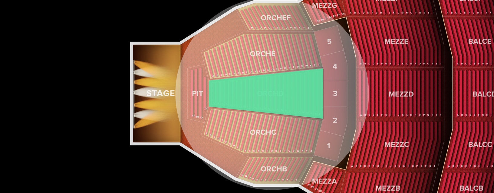 Seat view from Orchestra