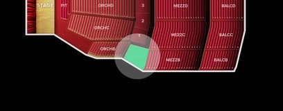 Seat view from Mezzanine