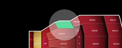 Seat view from Orchestra