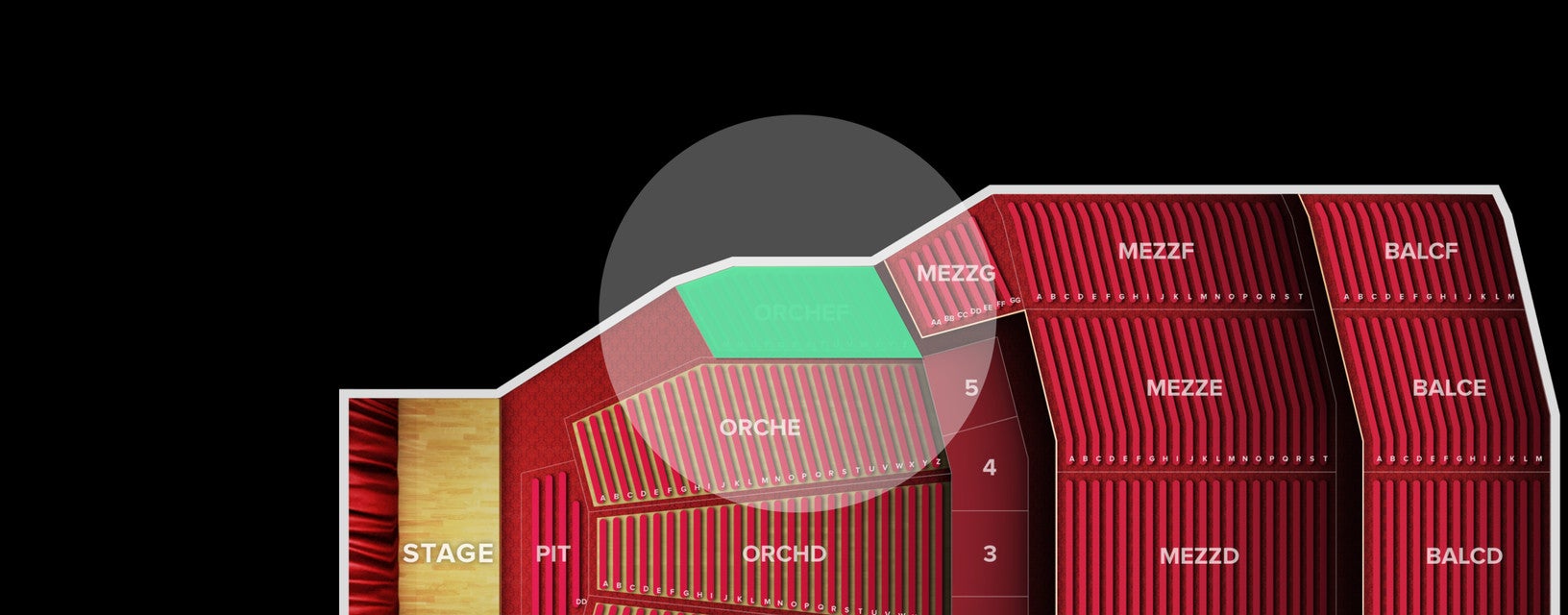 Seat view from 