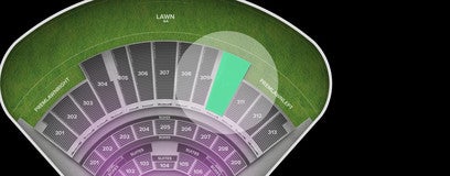 Seat view from Upper