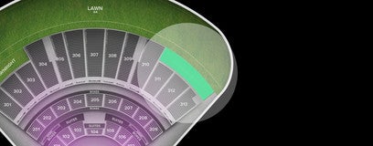 Seat view from Premium Lawn