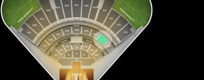 Seat view from Middle