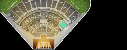 Seat view from Middle