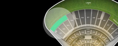 Seat view from Premium Lawn