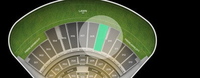 Seat view from Upper