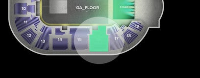 Seat view from Reserved