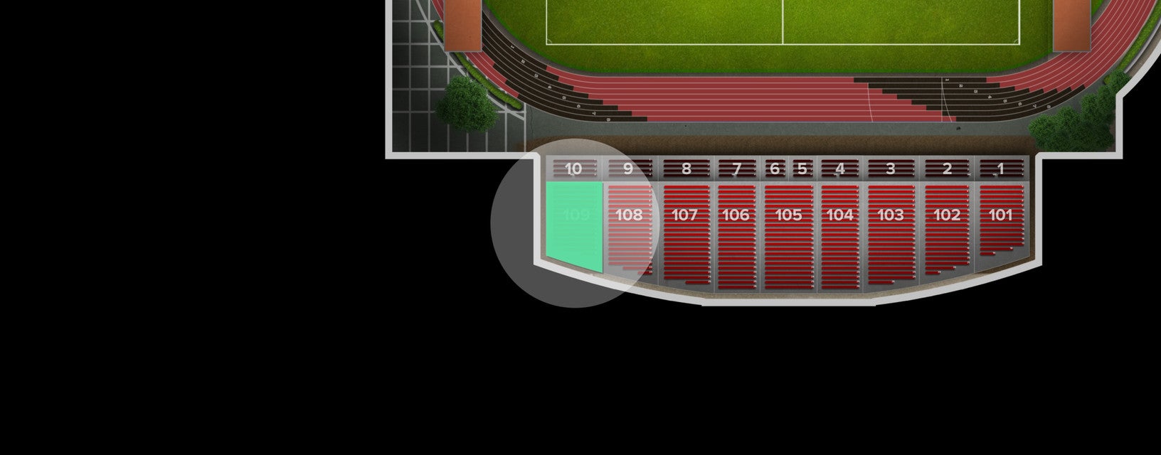 Seat view from Upper Reserved