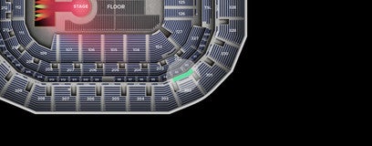 Seat view from Loge Seating