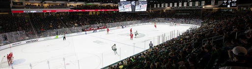 Seat view from Slapshots