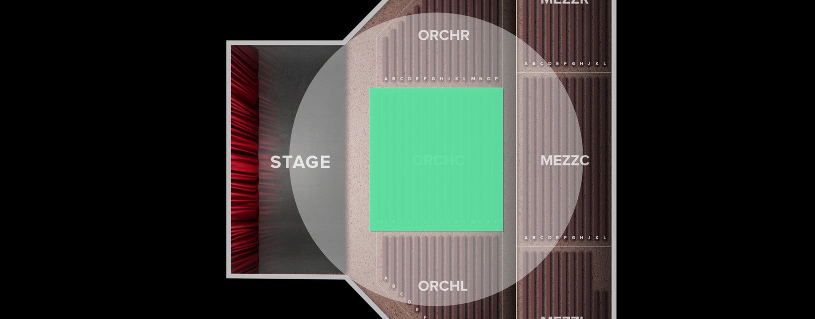 Seat view from Orchestra