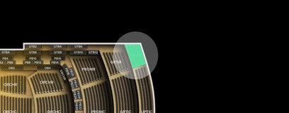 Seat view from Upper Tier Right