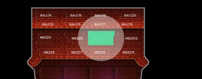 Seat view from Mezzanine