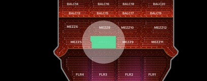 Seat view from Mezzanine