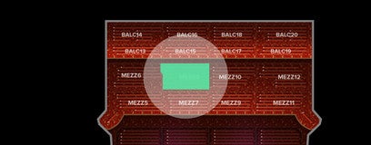 Seat view from Mezzanine