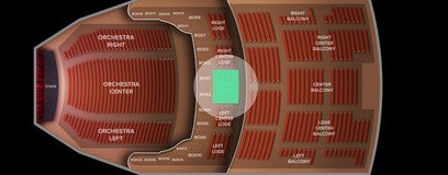 Seat view from Loge