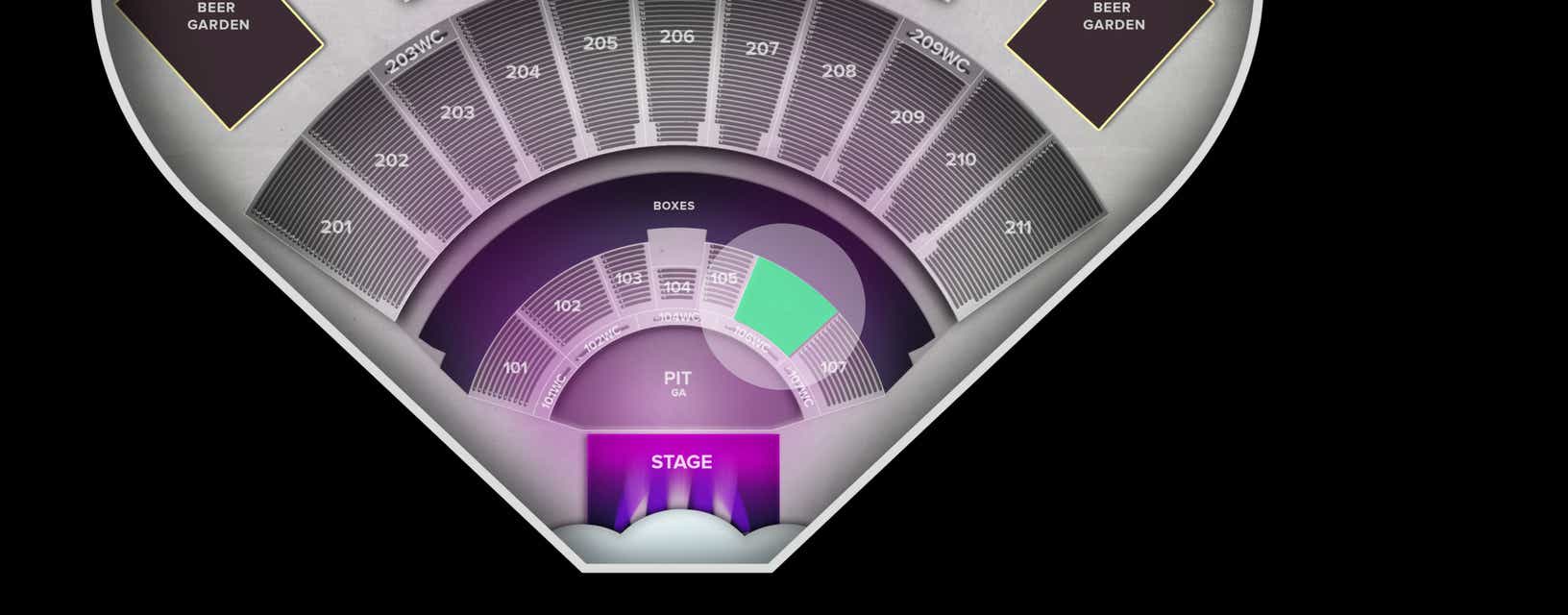 Seat view from Lower