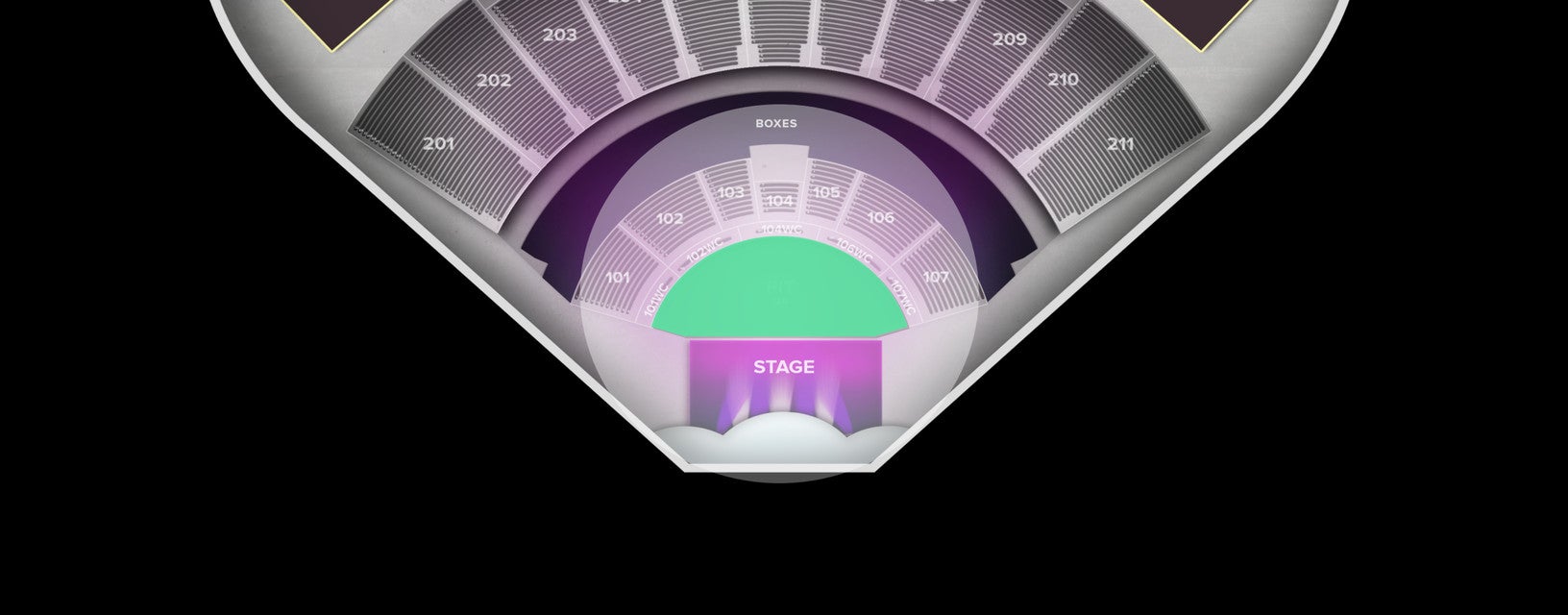 Seat view from PIT