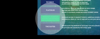 Seat view from Marriott Bonvoy American Express VIP