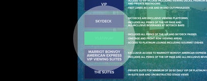 Seat view from Platinum