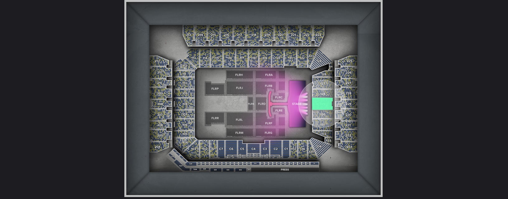 Seat view from Lower