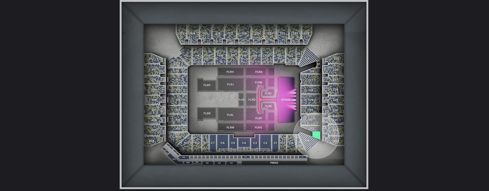 Seat view from Lower
