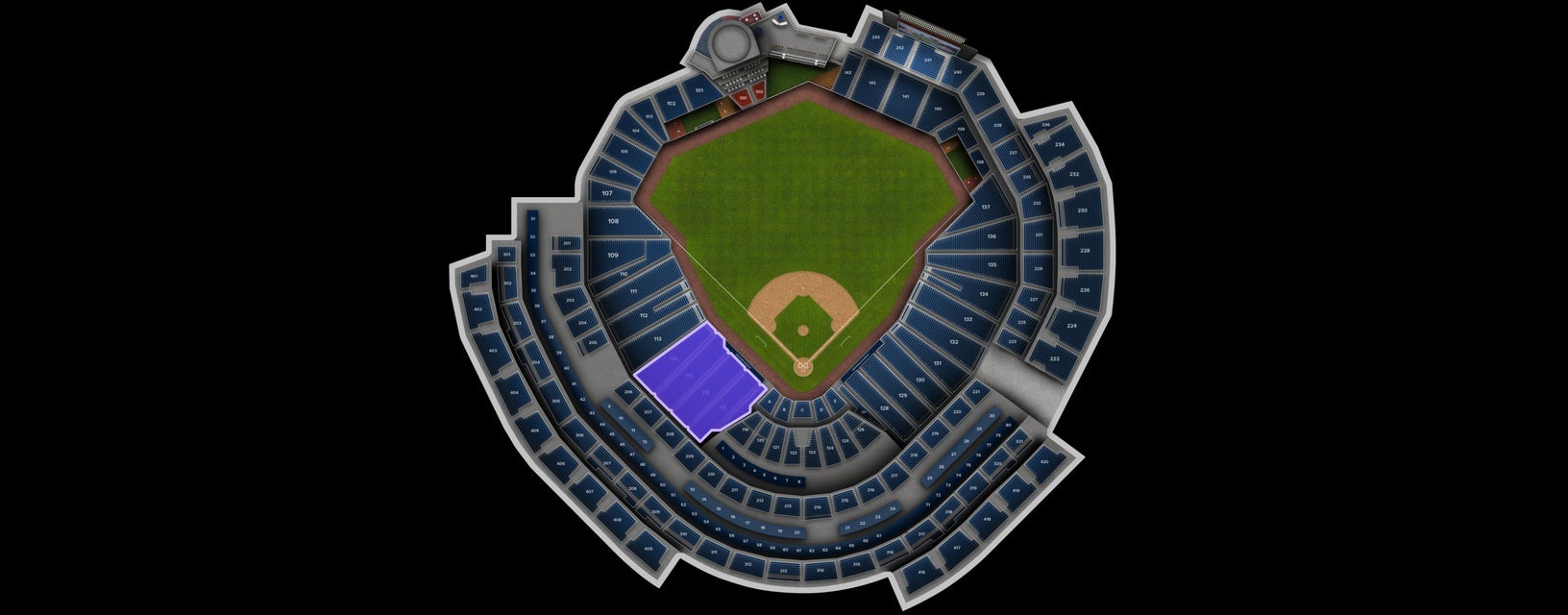 Seat view from Dugout Box